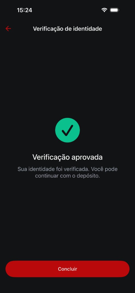 Verificação aprovada